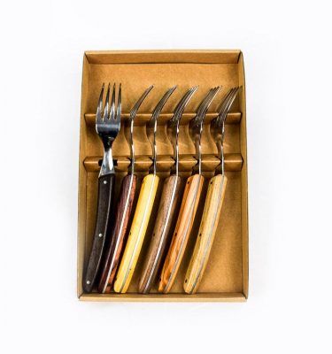 Coffret 6 couteaux de table Laguiole Gastronome façon olivier La Fourmi –  Jean Néron - Du Côté de Chez Fanny