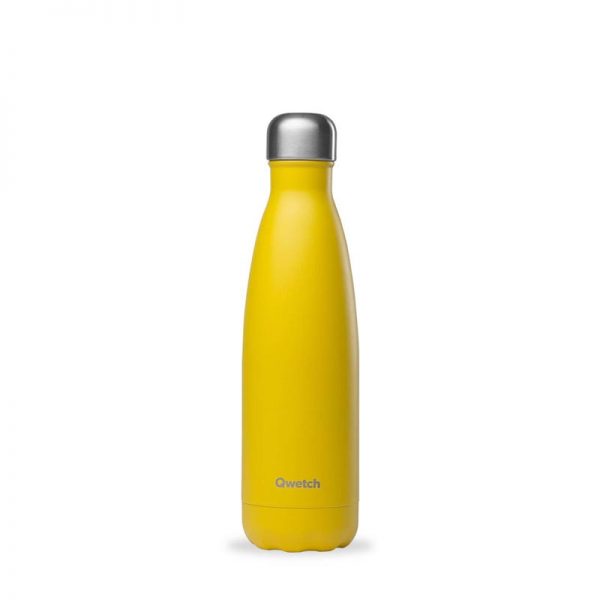bouteille isotherme quetch jaune pop 500ml