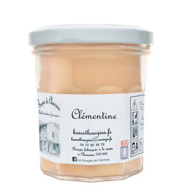 Bougie senteur Clémentine - Les Bougies de Charroux