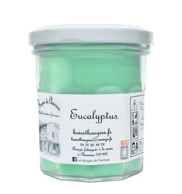 Bougie senteur Eucalyptus - Les Bougies de Charroux
