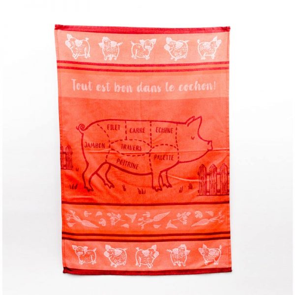 Essuie-main Evident 50x50 Cm – Couleur Burnt Orange – Tissu Absorbant Pour Salle De Bain, Cuisine