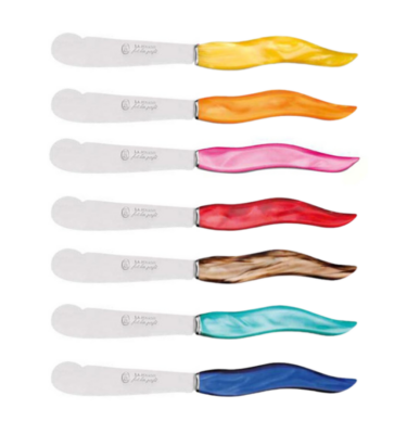 Couteau à tartiner vague La Fourmi - Jean Néron disponible dans 13 coloris différents.