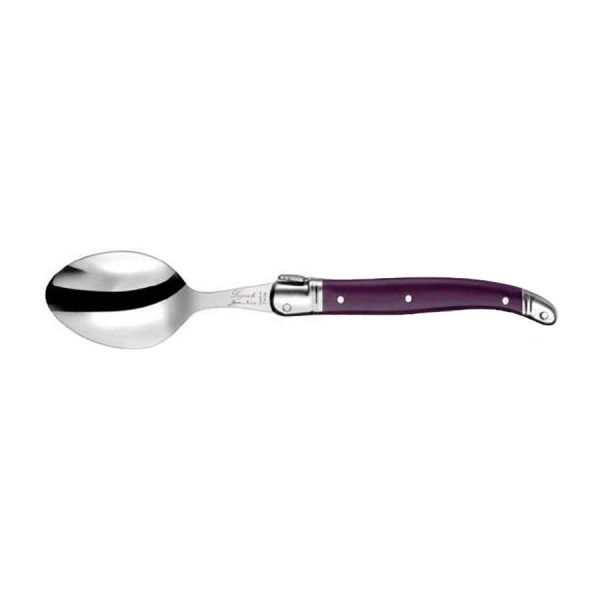 Cuillère de table Laguiole Gastronome manche ABS aubergine - Néron