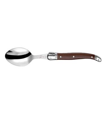 Cuillère de table Laguiole Gastronome manche ABS chocolat - Néron
