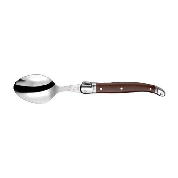 Cuillère de table Laguiole Gastronome manche ABS chocolat - Néron