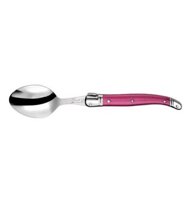 Cuillère de table Laguiole Gastronome manche ABS fuchsia - Néron