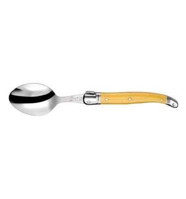Cuillère de table Laguiole Gastronome manche ABS jaune - Néron