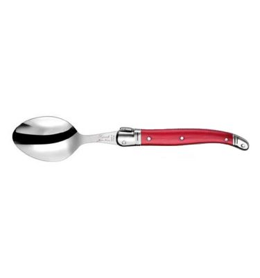 Cuillère de table Laguiole Gastronome manche ABS rouge - Néron