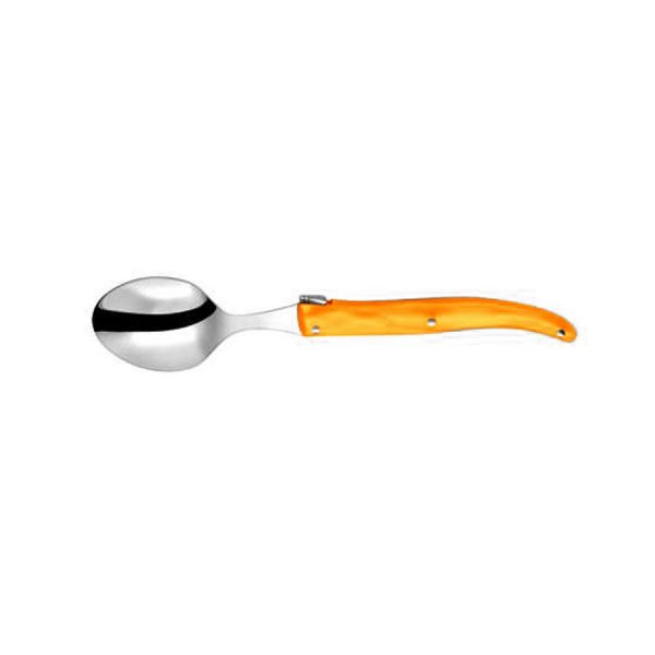 Cuillère à café Laguiole plein manche orange Jean Néron