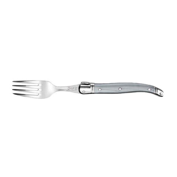 Fourchette Laguiole Gastronome manche ABS gris métal - Néron