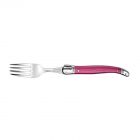 Fourchette Laguiole Gastronome manche ABS fuchsia - Néron