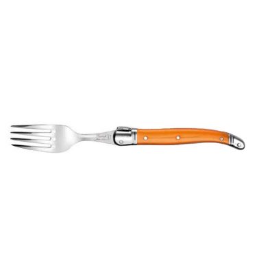 Fourchette Laguiole Gastronome manche ABS orange - Néron