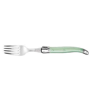 Fourchette Laguiole Gastronome manche ABS vert - Néron