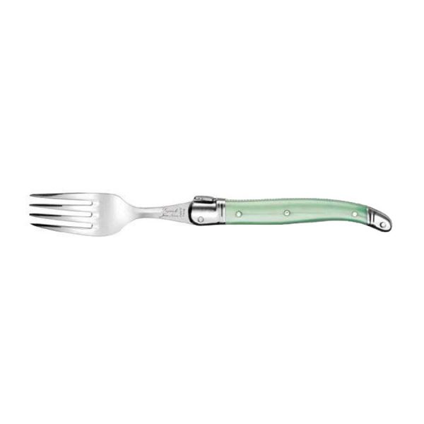 Fourchette Laguiole Gastronome manche ABS vert - Néron