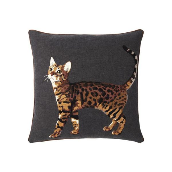 Coussin Bengal couleur Carbon – Iosis