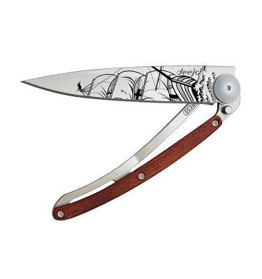 Couteau Corsaire titane bois corail - Deejo