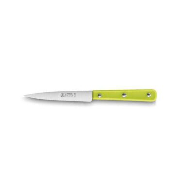 Couteau office de cuisine lame 10 cm manche vert La Fourmi Jean Néron