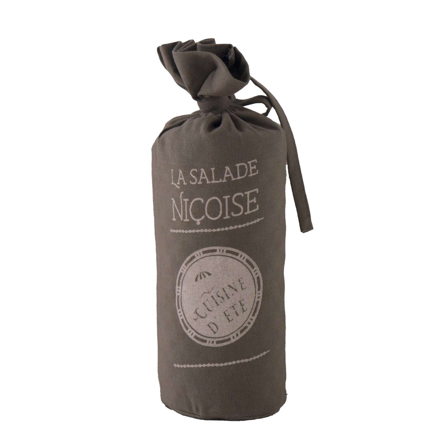 lot-tablier-torchon-manique-taupe-salade-nicoise-sudetoffe Set tablier + manique + torchon taupe- Sud Étoffe. Disponible dans 6 coloris.