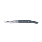 Couteau pliant/fermant de poche avec lame en acier inoxydable et manche en Pierre de lave de Chambois.