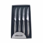 Coffret de 4 couteaux steak tout inox micro-dentés Arcos