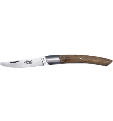 Couteau Le Thiers pliant 12cm en bois de chène.