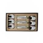 Coffret 6 cuillères à café Le Thiers décors maison Roger Orfèvre
