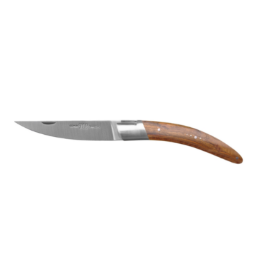 Couteau pliant Stylver Ressort forgé 12 cm, manche en Pistachier - Goyon Chazeau