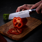 Couteau Santoku 18 cm Chêne Vert Signature - 32 Dumas®