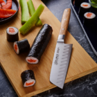 Couteau Mini-Santoku 14 cm Chêne Vert Signature - 32 Dumas®