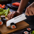 Couteau Mini-Santoku 14 cm Chêne Vert Signature - 32 Dumas®