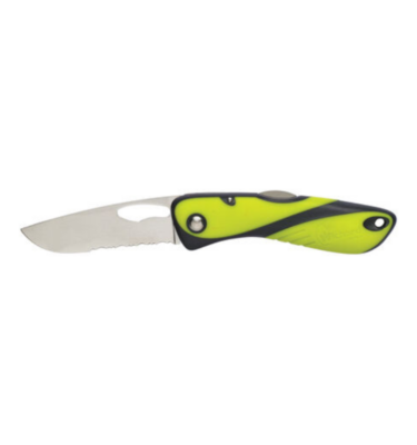 Couteau Offshore Wichard – Lame crantée Fluo - Wichard