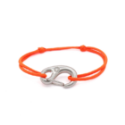 Bracelet Onboard Mousqueton inox 316L Orange - Wichard