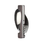 Couverts pliants aimantés 13h25 Aluminium Gris Foncé - Akinod