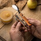 Couverts pliants aimantés 13h25 Aluminium Orange - Akinod