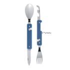 Couverts pliants aimantés 13h25 Aluminium bleu - Akinod