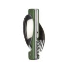 Couverts pliants aimantés 13h25 Aluminium Kaki - Akinod