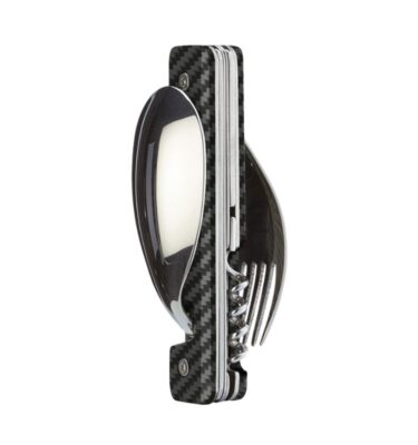 Couverts pliants aimantés 13h25 Carbone - Akinod