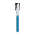 Couverts pliants aimantés 13h25 Aluminium Bleu Lagon - Akinod