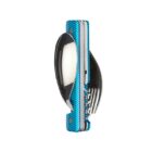 Couverts pliants aimantés 13h25 Aluminium Bleu Lagon - Akinod