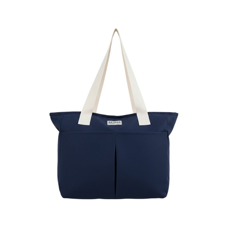Sac Shopping ISO 10h47 Bleu Navy - Akinod Sac Shopping ISO 10h47 Bleu Navy - Akinod